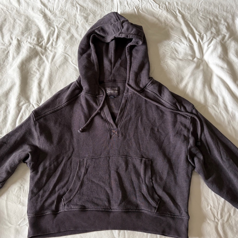 American Eagle Outfitters Charcoal Knit Sweater